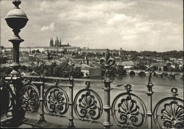 Prag Prahy Prague Burg Karlsbrücke