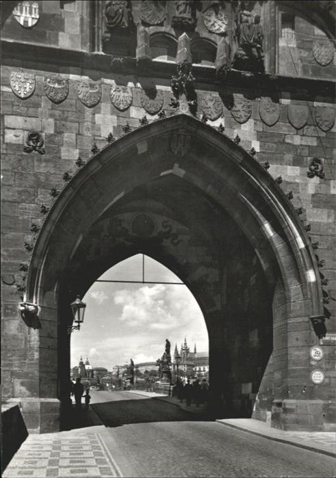 Prag Prahy Prague Altstädterturm Karlsbrücke
