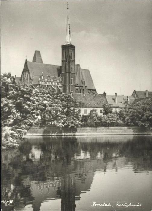Breslau Niederschlesien Kreuz Kirche