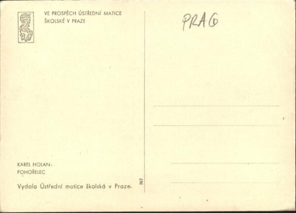 Prag Prahy Prague [Handschriftlich] – Bild 2