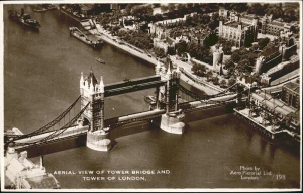 London Tower Bridge Fliegeraufnahme