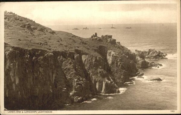 Lans End Longships Lighthouse