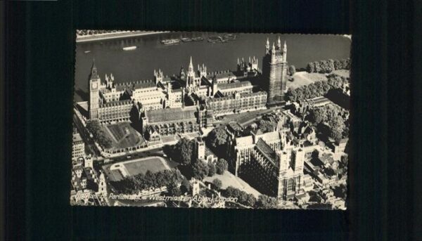 London Westminster Abbey Fliegeraufnahme