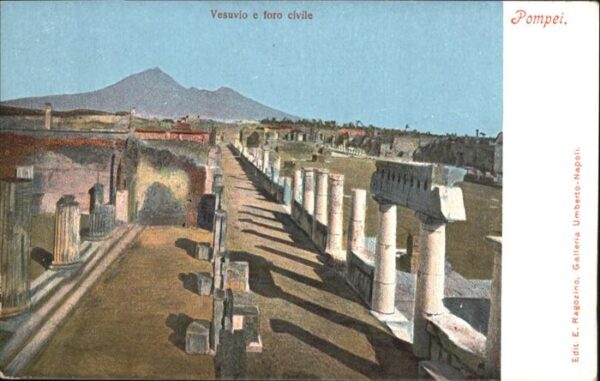 Pompei Vesuvio e foro civille
