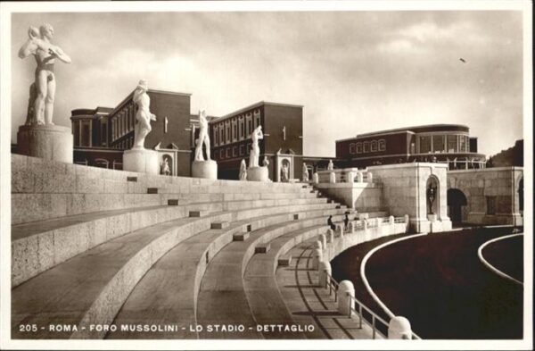 Rom Roma Foro Mussolini Lo Stadio