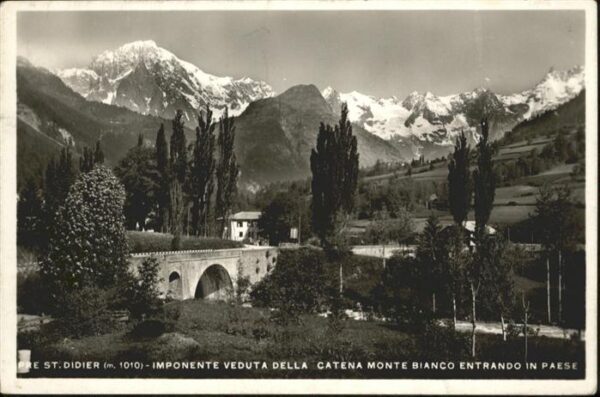 Pre Saint Didier Catena Monte Bianco