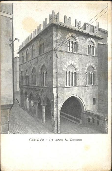 Genova Genua Liguria Palazzo S. Giorgio