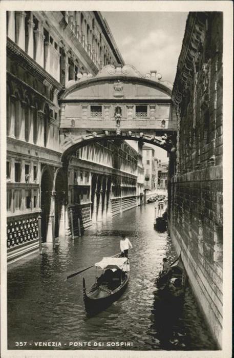 Venezia Venedig Seufzerbrücke Pont des Soupirs