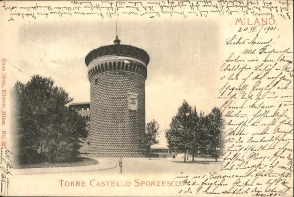 Milano Torre Castello Sforzesco