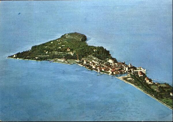 Sirmione Lago di Garda Flugaufnahme