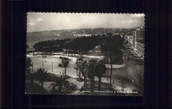 Napoli Neapel Piazza Vittoria E Riviera Di Chiaia