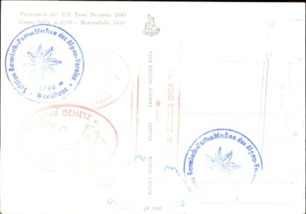 Passo Sella m. 2210 Toni Demetz m. 2685 – Bild 2