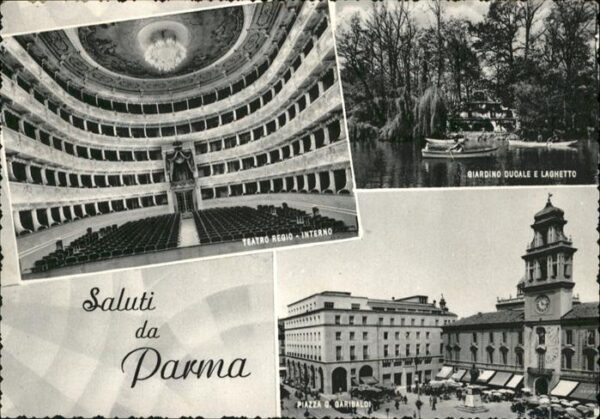 Parma Emilia-Romagna Teatro Regio Piazza Garibaldi Giardino
