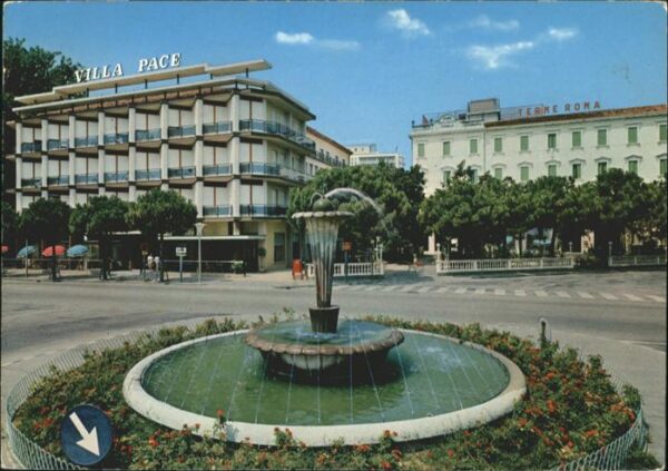 Padova Abano Terme Piazza Repubblica Fontana