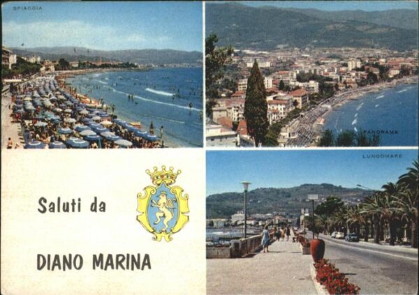 Diano Marina Spiaggia Lungomare Panorama