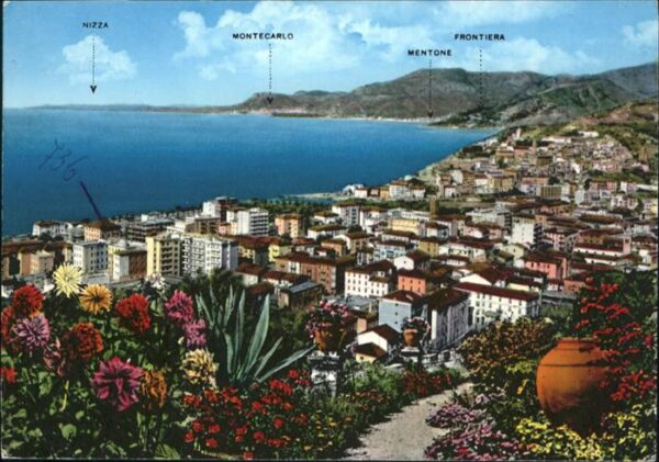 Ventimiglia Liguria Costa Azzurra Mentone Frontiera Monteca