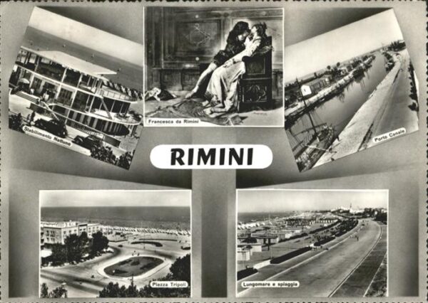 Rimini Piazza Tripoli Francesca da Rimini