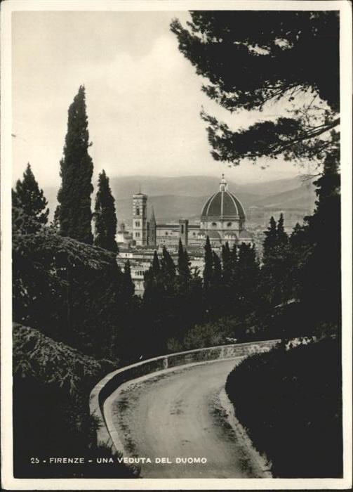 Firenze Florenz Una Veduta del Duomo