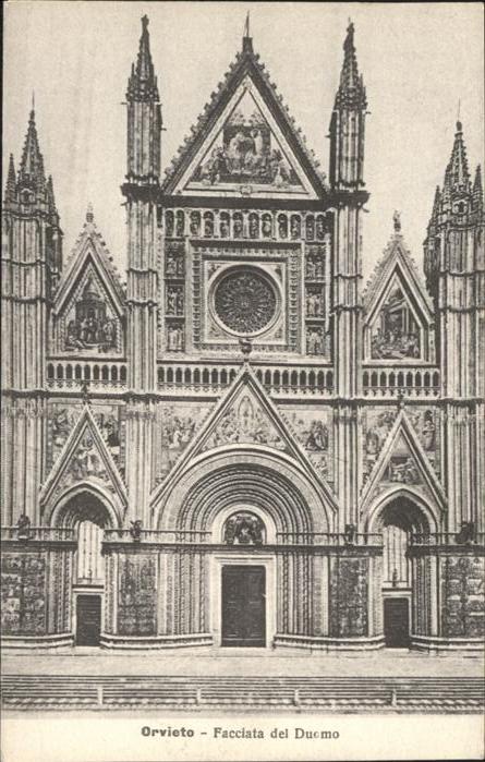 Orvieto Facciata Duomo