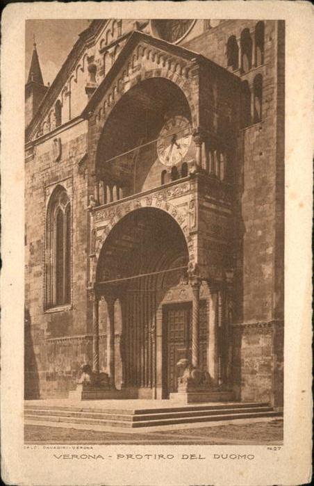 Verona Veneto Protiro del Duomo