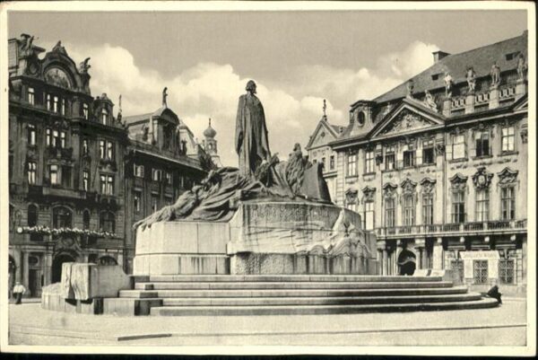 Prag Prahy Prague Monument Hus