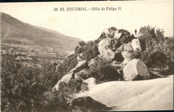 El Escorial Silla Felipe
