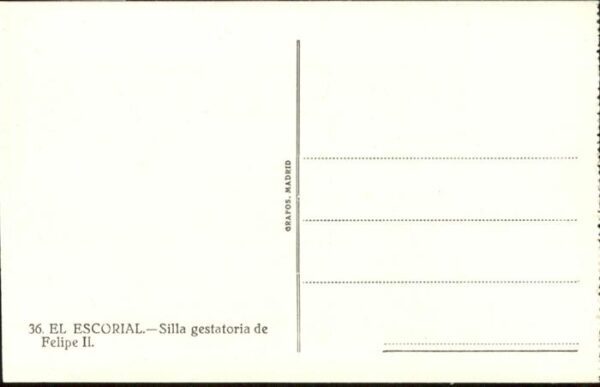 El Escorial Silla Gestatoria Felipe – Bild 2