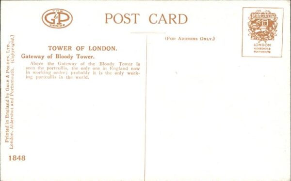 London Gateway Bloody Tower – Bild 2