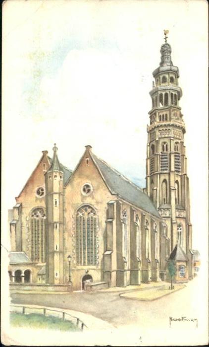 Middelburg Zeeland Kerk Lange Jan