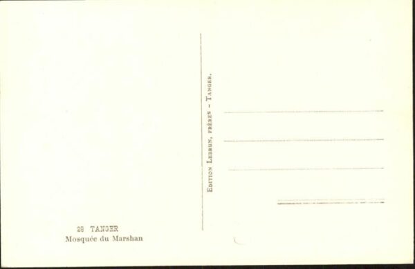 Tanger Tangier Tangiers Mosquee Marshan – Bild 2
