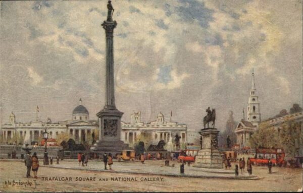 London [Handschriftlich] Trafalgar Square Nati