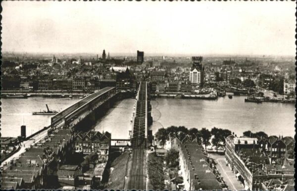 Rotterdam Brücke Schiff