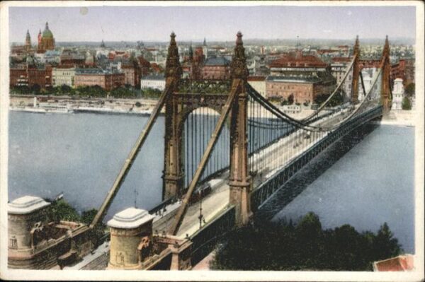 Budapest Elisabethbrücke Strassenbahn