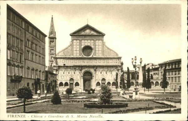 Firenze Florenz Chiesa Giardino S Maria Novella