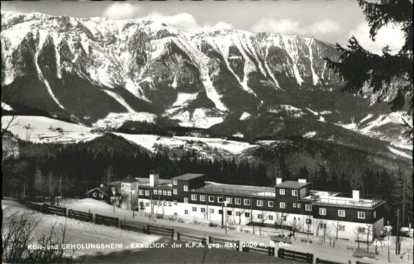 Rax Erholungsheim Raxblick
