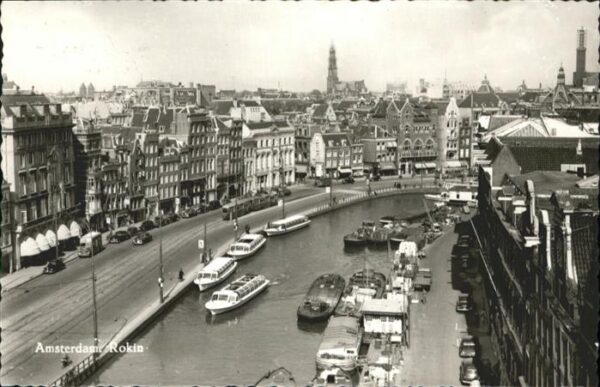 Amsterdam Niederlande Rokin Boot