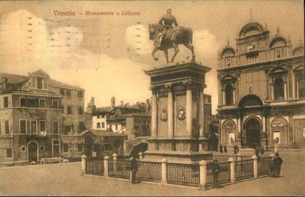 Venezia Venedig Monumento Colleoni