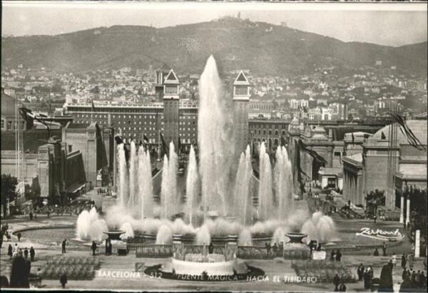 Barcelona Cataluna Springbrunnen