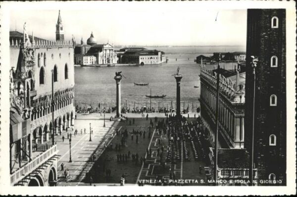 Venezia Venedig Piazzetta S Marco Isola S Goirgio