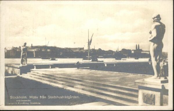 Stockholm Stadtshusträdgarden Schiff