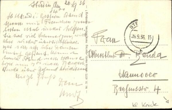 Stettin Szczecin Pommern Hafenterrasse Schiff – Bild 2