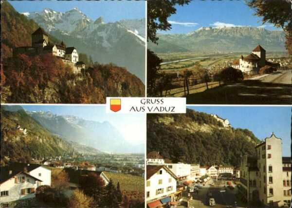 Vaduz Schloss Falknisgruppe Säntisgruppe Rath