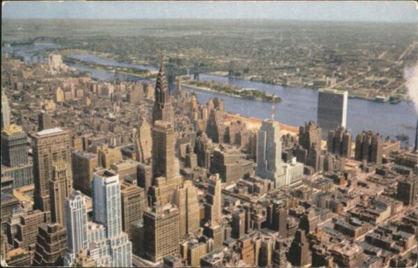 New York City Empire State Building Fliegeraufnahme