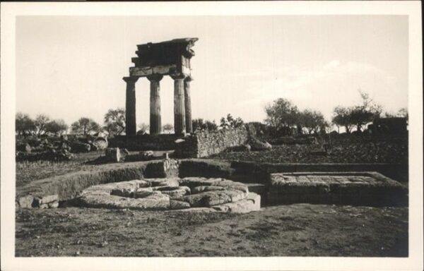 Agrigento Templo Dioscuri