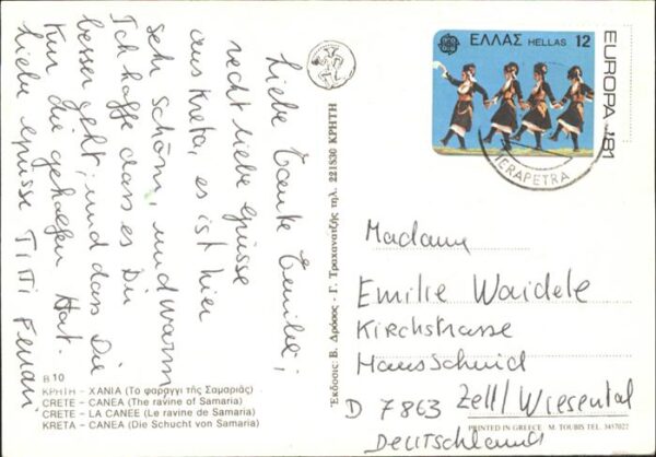 Kreta Crete Faraggi Samarias – Bild 2