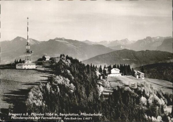 Bregenz Vorarlberg Pfänder Bergstation Hotel Fernsehturm