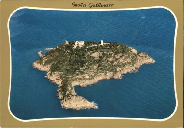 Isola Gallinara Fliegeraufnahme