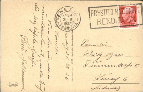 Venezia Venedig Canal Grande Palazzo Franchetti Schiff – Bild 2