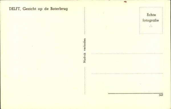 Delft Gezicht Boterbrug – Bild 2