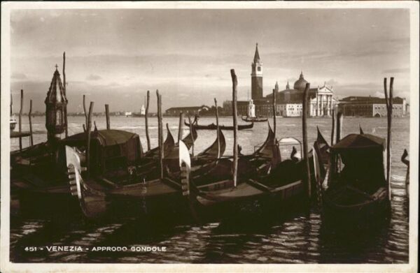 Venezia Venedig Gondole